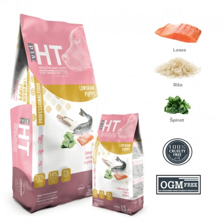 HT PUPPY LOW GRAIN (LOSOS, RIŽA I ŠPINAT) 31/17